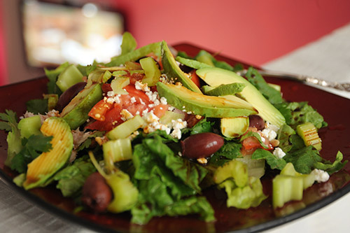 mixed greens salad